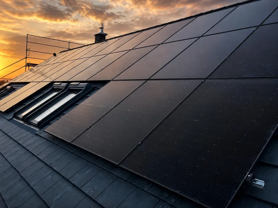 Privathaus mit Photovoltaikanlage von ELTERA, 12,3 kWp